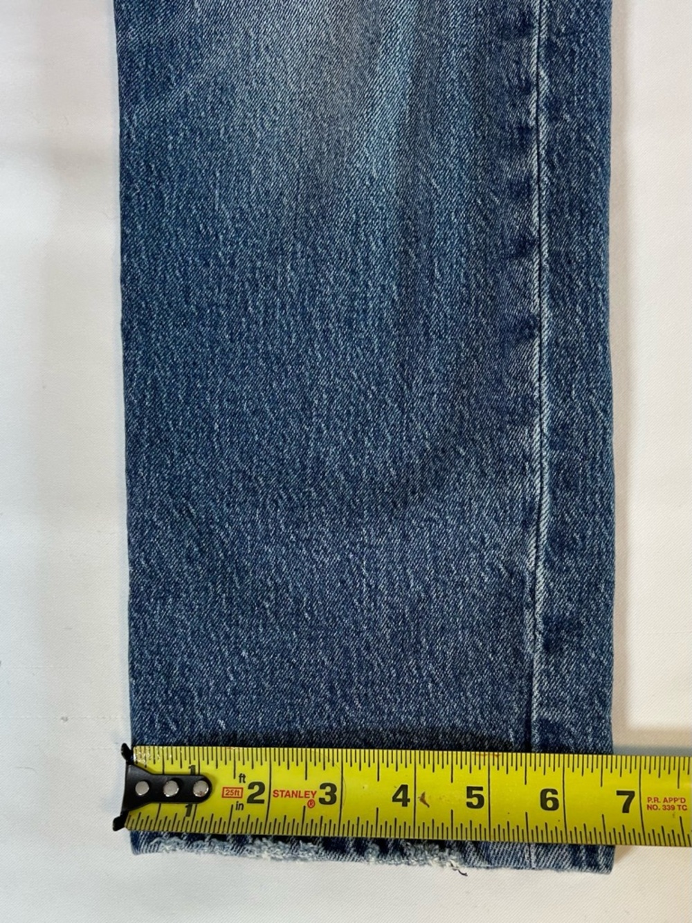 Levi's wedgie straight jeans W27 L26 high rise vintage wash waterless denim - Picture 9 of 14